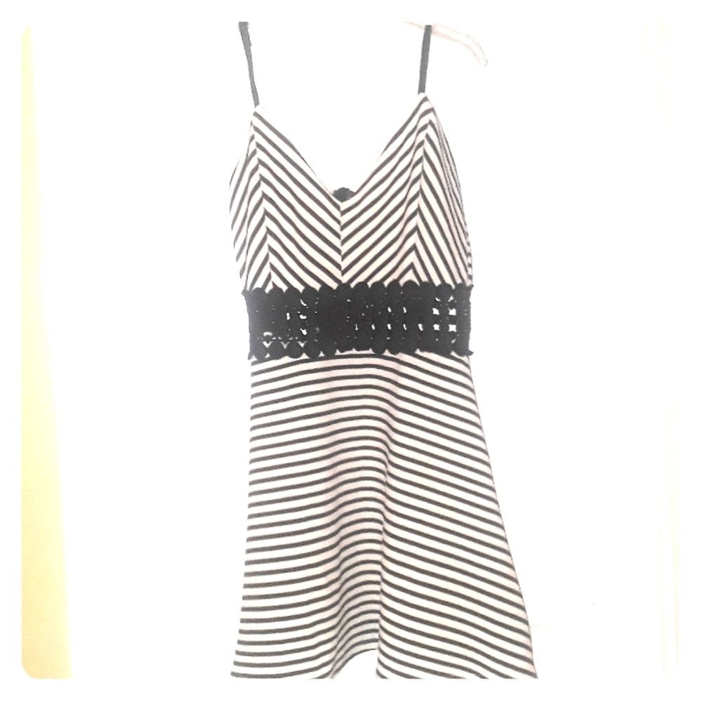 Black and white dress